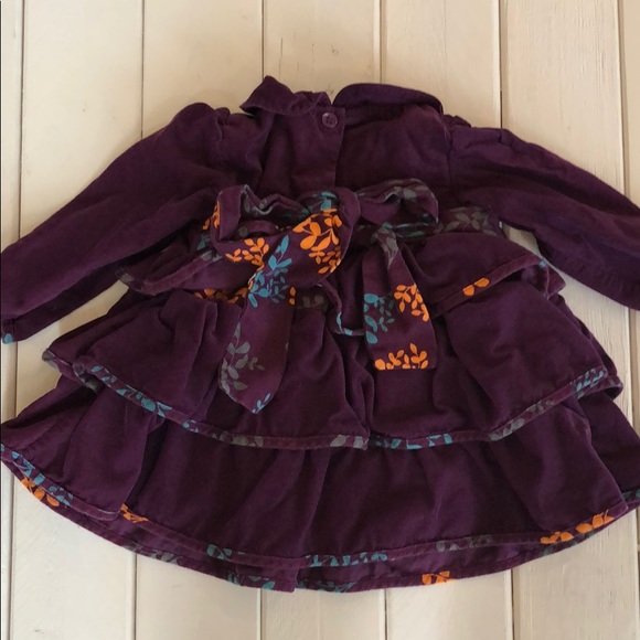 Strasburg plum colored dress/bloomers set - Picture 5 of 5